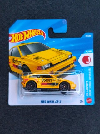 Hot Wheels 1985 Honda CR-X Amarillo