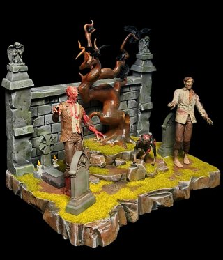 Diorama Resident Evil  (figuras no incluidas)