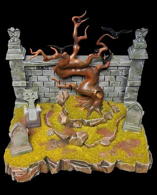 Diorama Resident Evil  (figuras no incluidas)