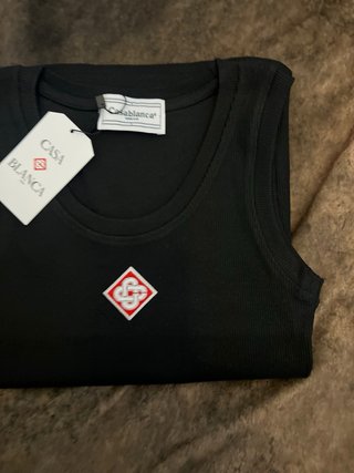Camiseta sin mangas Casablanca negra