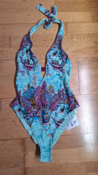 Bañador Zara Edición Limitada Estampado Venecia