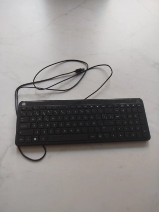 Teclado y Ratón HP USB Negro
