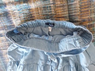 Minigonna Okaidi cotone simil jeans tg.10 anni
