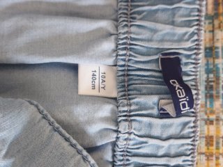 Minigonna Okaidi cotone simil jeans tg.10 anni