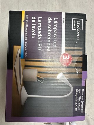 Lámpara LED Escritorio LIVARNO LUX Blanca
