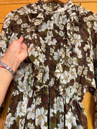 Mono Zara floral talla S