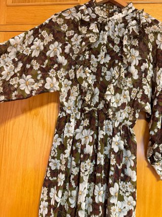 Mono Zara floral talla S