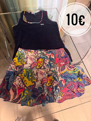Conjunto Ropa Padel Azul y Estampado
