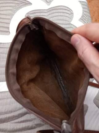 Bolso bandolera pequeño Laura Valle marrón