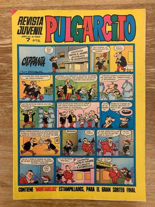 Lote 5 cómics (TBO-Pulgarcito-Tío Vivo)