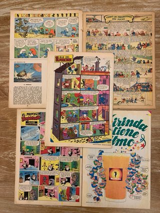 Lote 5 cómics (TBO-Pulgarcito-Tío Vivo)