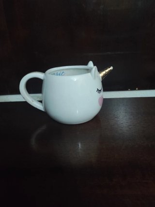 Taza unicornio cerámica