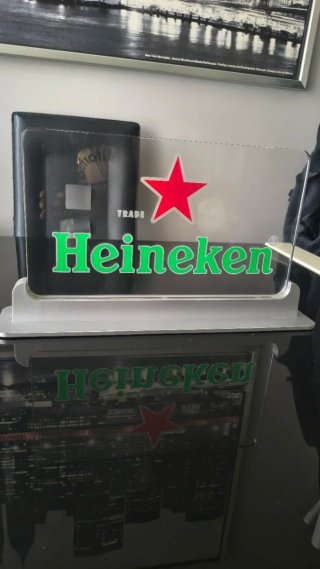 Lámpara LED Heineken Transparente