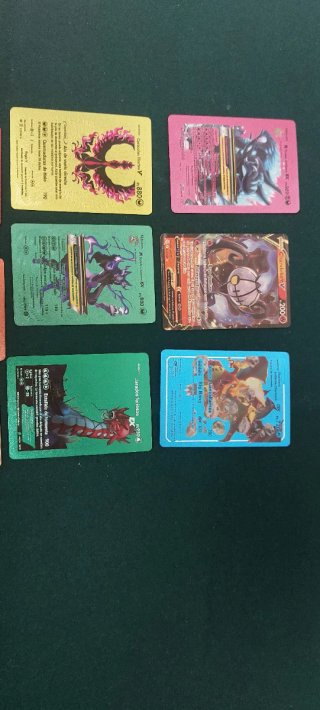 Lote 12 Cartas Estilo Pokémon Arco Iris
