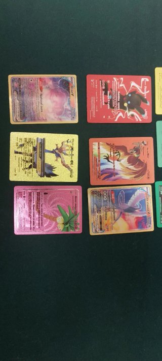 Lote 12 Cartas Estilo Pokémon Arco Iris