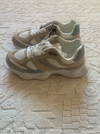 Scarpe donna beige/bianche EU 39