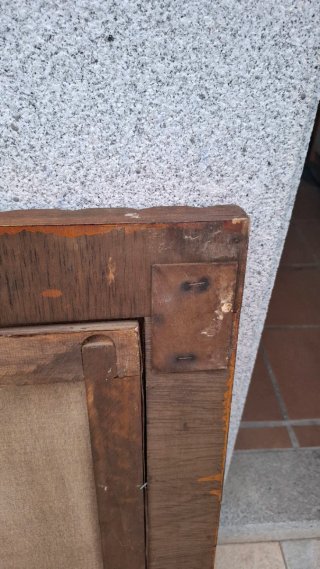 Cuadro bodegón flores y frutas