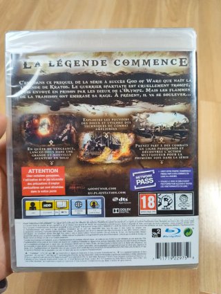 God of War Ascension PS3 Precintado PAL FR