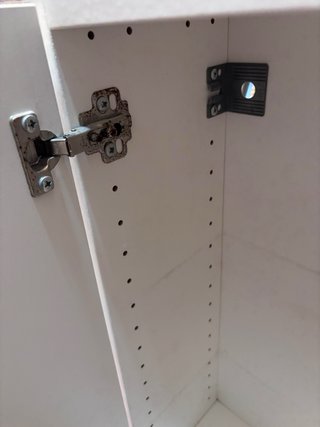 Armario baño Ikea blanco con espejo
