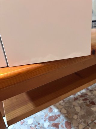 Armario baño Ikea blanco con espejo