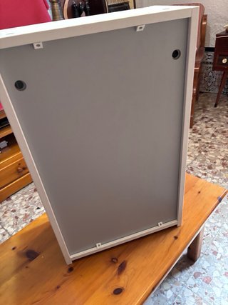 Armario baño Ikea blanco con espejo