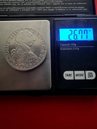 8 Reales Carlos III 1782 México