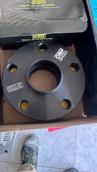 Separadores Llantas OMP 20mm M14x1.5 Conic