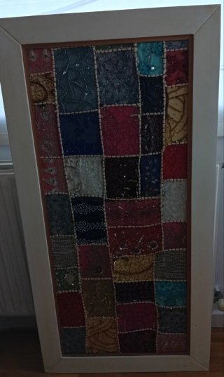 Cuadro Tapiz Indio Patchwork Banak Importa