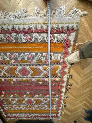 Tappeto marocchino in lana fatto a mano 150x105cm