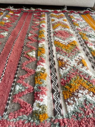 Tappeto marocchino in lana fatto a mano 150x105cm