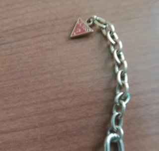 Collana Guess vintage cuore con punto interrogativ