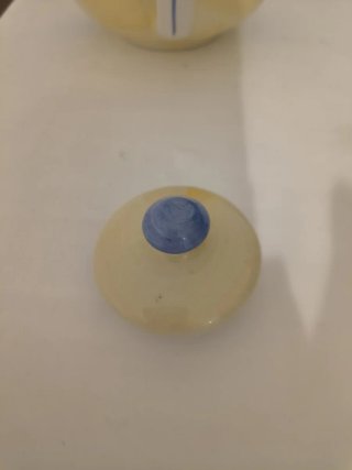 Teiera in ceramica decorata