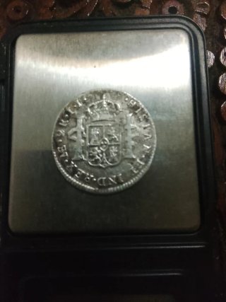 Moneda Carlos IIII 1793 Plata