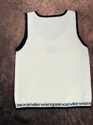 Alexander Wang Camiseta sin mangas blanca