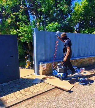 Servicio de pintura de vallas