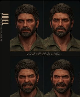 THE LAST OF US Joel, Ellie + Clicker. Articuladas.