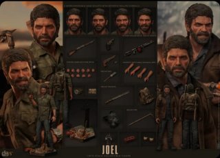 THE LAST OF US Joel, Ellie + Clicker. Articuladas.