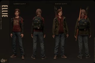 THE LAST OF US Joel, Ellie + Clicker. Articuladas.