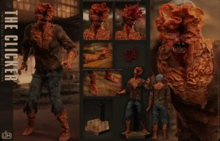 THE LAST OF US Joel, Ellie + Clicker. Articuladas.