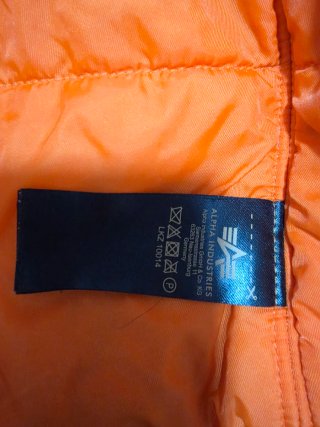 Chaqueta Alpha Industries NASA Negra