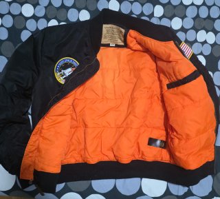Chaqueta Alpha Industries NASA Negra