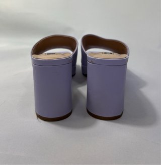 Sandalias plataforma tacón moradas T39
