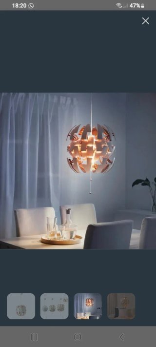 Lámpara de techo IKEA PS 2014 T1231-1