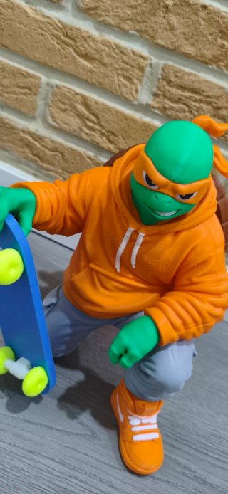 Figura Tortuga Ninja Michelangelo