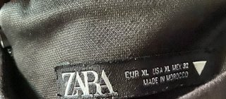 Vestido Zara Negro Verano