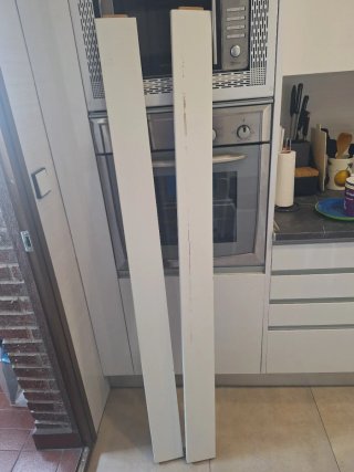 Cama infantil Ikea blanca con barrera