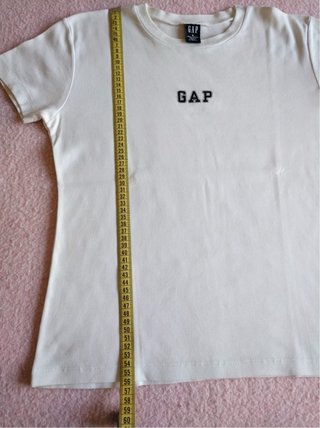 Camiseta Gap Blanca Mujer Talla S