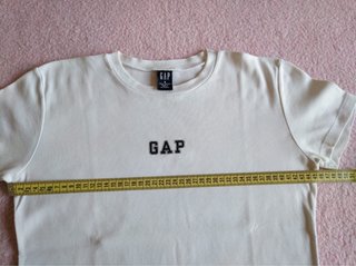 Camiseta Gap Blanca Mujer Talla S