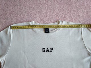 Camiseta Gap Blanca Mujer Talla S