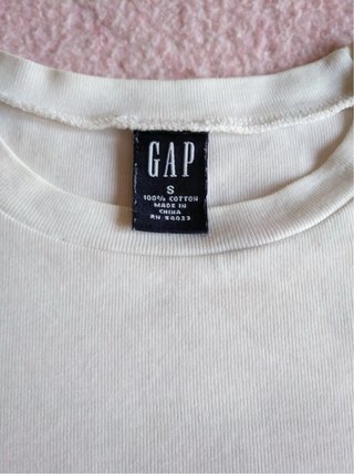 Camiseta Gap Blanca Mujer Talla S